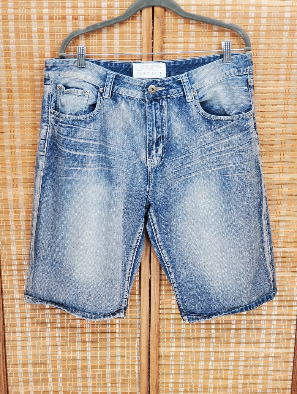 ♤ Ecko Unlimited Men's 769 Relaxed Fit Denim Shorts - Size 38
